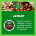 Keurig Dr Pepper . Green Mountain Coffee Roasters K-Cup, Pod Hazelnut Coffee, Keurig Single-Serve K-Cup pods, Light Roast, 24 Count, 24 / Box, GMT6792