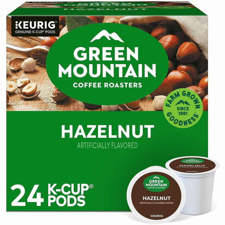 Green Mountain Coffee Roasters® Hazelnut Coffee, Keurig Single-Serve K-Cup pods, Light Roast, 24 Count, 24 / Box, GMT6792