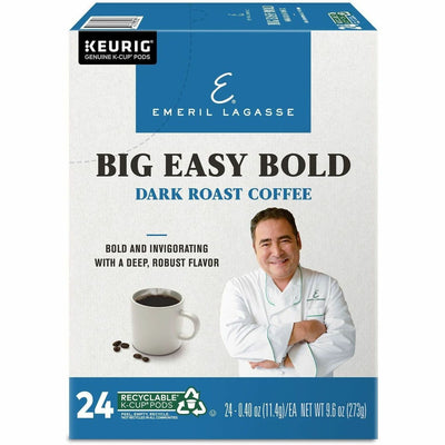 Keurig Dr Pepper Emeril's K-Cup, Pod Big Easy Bold Coffee, 24 / Box, GMTPB4137