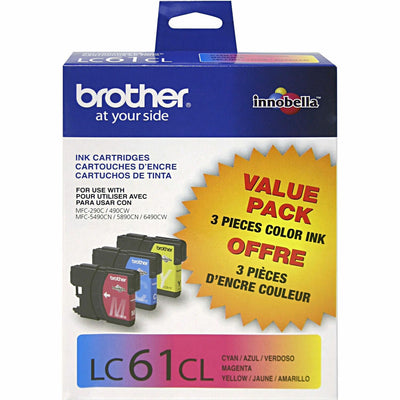 Brother Innobella Original Inkjet Ink Cartridge - Cyan, Yellow, Magenta - 1 Pack — view 1