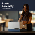Fellowes Bankers Box Presto File Storage Box, Blue, 12 / Carton, FEL0063601