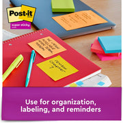 Post-it® Super Sticky Note Pads - Energy Boost Color Collection, 1 Pack