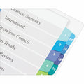 Avery Double Column Dividers, 16 Tabs, Ready Index (11320), White, 16 / Set, AVE11320