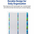 Avery R) Double Column Dividers, 32 Tabs, Ready Index (11322), White, 32 / Set, AVE11322