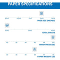 Sylvamo Hammermill Premium Color Copy Digital Paper -, White, 12" x 18", 500 / Ream, HAM106125