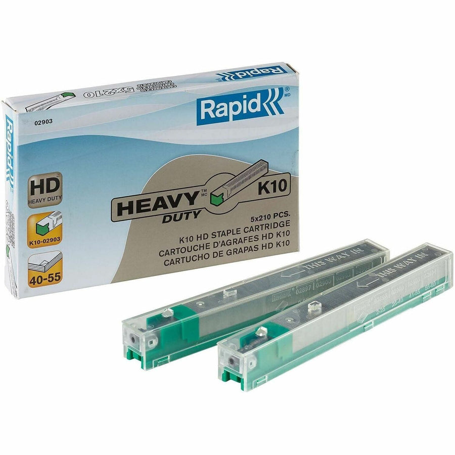 ACCO Rapid Cartridge Stapler Staple Cartridge - K10 Green, 1 Box — view 1