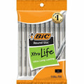 BIC Round Stic Ballpoint Pens, 10 / Pack, BICGSMP101BK