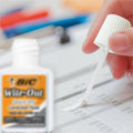 BIC Quick Dry Correction Fluid, White, 1 Pack, BICWOFQDP1WHI