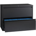 Lorell Fortress Series Lateral File, Charcoal, LLR60449