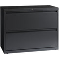Lorell Fortress Series Lateral File, Charcoal, LLR60449