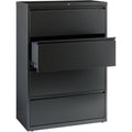 Lorell Fortress Series Lateral File, Charcoal, LLR60446