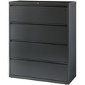 Lorell Fortress Series Lateral File, Charcoal, LLR60437