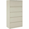 Lorell Fortress Series Lateral File w/Roll-out Posting Shelf, Putty, LLR60441
