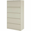 Lorell Fortress Series Lateral File w/Roll-out Posting Shelf, Putty, LLR60441