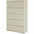 Lorell Fortress Series Lateral File w/Roll-out Posting Shelf, Putty, LLR60432