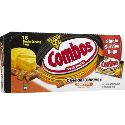 Mars Combos Cheddar Cheese Filled Pretzel, 18 / Box, MRS71471