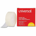 Universal Invisible Tape, 1" Core, 0.75" x 36 yds, Clear, 1 Roll, UNV83436