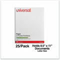 Universal Pocket Folder, 11" Width x 8 1/2" Length, 25 Box, UNV56604