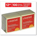 Universal Note Pad, Yellow, 12 / Pack, UNV35664
