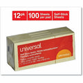 Universal Note Pad, Yellow, 12 / Pack, UNV35662