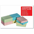 Universal Note Pad, Assorted Pastel, 12 / Pack, UNV35663