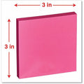 Universal Note Pad, Neon Assorted, 12 / Pack, UNV35617