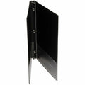Universal Economy Non-View Round Ring Binder, 3 Rings, 1" Capacity, 11 x 8.5, Black, UNV31401
