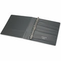 Universal Economy Non-View Round Ring Binder, 3 Rings, 1" Capacity, 11 x 8.5, Black, UNV31401