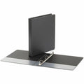 Universal Economy Non-View Round Ring Binder, 3 Rings, 1" Capacity, 11 x 8.5, Black, UNV31401