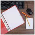 Universal Self-Tab Index Dividers, 8-Tab, 11 x 8.5, White, 24 Sets, UNV20845