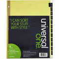 Universal Index Divider, Black, 1 Set, UNV20823