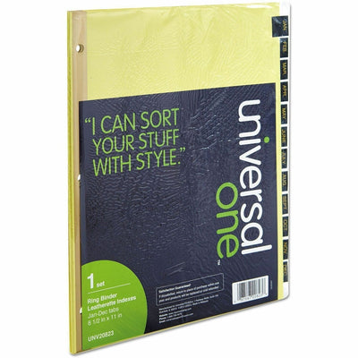 Universal Index Divider, Black, 1 Set, UNV20823