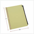 Universal Index Divider, Buff, 1 / Set, UNV20822