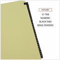 Universal Index Divider, Buff, 1 / Set, UNV20822