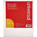Universal Deluxe Write-On/Erasable Tab Index, 5-Tab, 11 x 8.5, White, White Tabs, 1 Set, UNV20815
