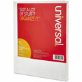 Universal Deluxe Write-On/Erasable Tab Index, 5-Tab, 11 x 8.5, White, White Tabs, 1 Set, UNV20815