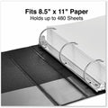 Universal Ring Binder, Black, 8 1/2" Width x 11" Length, UNV20781