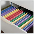 Universal 1/5 Tab Cut Legal Hanging Folder, Yellow, 25 / Box, UNV14219