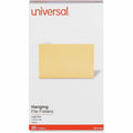 Universal 1/5 Tab Cut Legal Hanging Folder, Yellow, 25 / Box, UNV14219