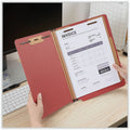 Universal Straight Tab Cut Letter Classification Folder, Red, 10 / Box, UNV10315
