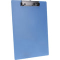 Saunders Recycled Plastic Clipboards with Spring Clip, Ice Blue, 8 1/2" Width x 11" Length, SAU00439