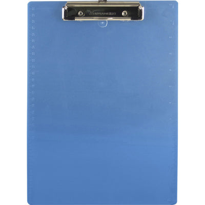 Saunders Recycled Plastic Clipboards with Spring Clip, Ice Blue, 8 1/2" Width x 11" Length, SAU00439