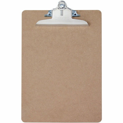 Saunders Brown Hardboard Clipboards, 8 1/2" Width x 11" Length, SAU05612