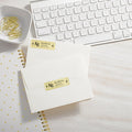 Avery Foil Mailing Labels, Gold, 5 / Carton, AVE08987