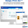 Avery Foil Mailing Labels, Gold, 5 / Carton, AVE08987