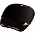 Fellowes Crystals Gel Mousepad Wrist Support Black, FEL9112101