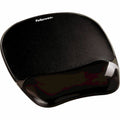 Fellowes Crystals Gel Mousepad Wrist Support Black, FEL9112101
