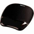 Fellowes Crystals Gel Mousepad Wrist Support Black, FEL9112101