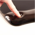 Fellowes Crystals Gel Mousepad Wrist Support Black, FEL9112101