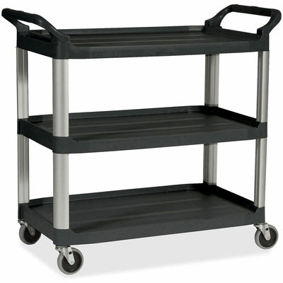 Rubbermaid Commercial Economy Cart, Black, RCP342488BK